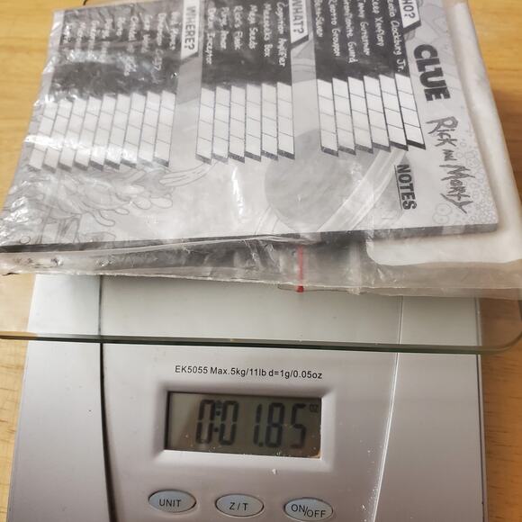 Rick & Morty Clue Game Book Replacement 33 Pages Hasbro 2017 - Picture 5 of 5